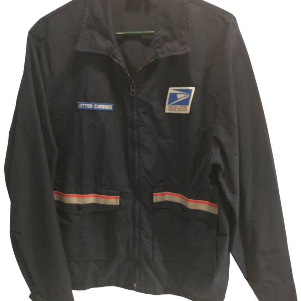Vintage USPS Letter Carrier Jacket Coat Brookfield Union USA Made